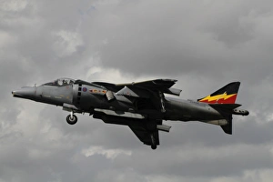 A Hawker Harrier V/STOL aircraft of the Royal Air Force A Hawker Harrier V/STOL aircraft of the Royal Air Force
