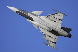 Hungarian Air Force Saab JAS-39C Gripen fighter plane Hungarian Air Force Saab JAS-39C Gripen fighter plane