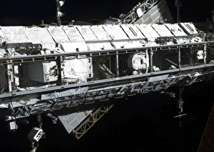 The International Space Stations starboard truss The International Space Stations starboard truss