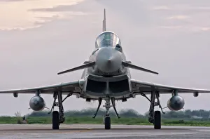 An Italian Air Force F-2000 Typhoon aircraft An Italian Air Force F-2000 Typhoon aircraft
