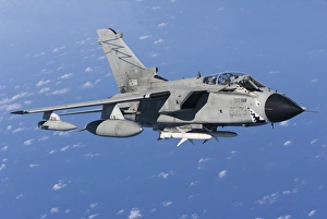 An Italian Air Force Tornado IDS armed with AGM-88 HARM missiles An Italian Air Force Tornado IDS armed with AGM-88 HARM missiles