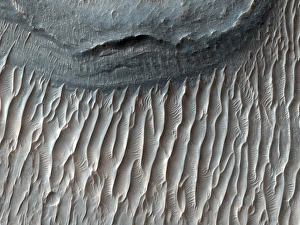 Valles Marineris Gallery: Ius Chasma, a large canyon on Mars in the western region of Valles Marineris