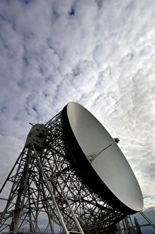 The Lovell Telescope at Jodrell Bank Observatory in Cheshire, England The Lovell Telescope at Jodrell Bank Observatory in Cheshire, England