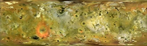 Map of Jupiter's moon Lo Map of Jupiter's moon Lo