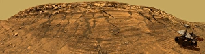 Mars Exploration Rover Opportunity inside Endurance Crater Mars Exploration Rover Opportunity inside Endurance Crater