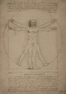 Leonardo da Vinci's Vitruvian Man Print