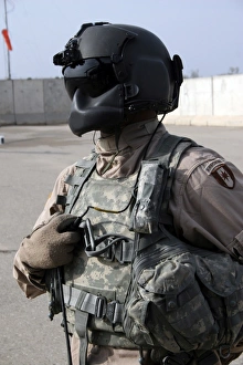 A Medivac Loadmaster waits as the pilots run through their pre-flight checks A Medivac Loadmaster waits as the pilots run through their pre-flight checks