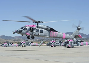 An MH-60S Sea Hawk helicopter lifts off from Camp Pendleton An MH-60S Sea Hawk helicopter lifts off from Camp Pendleton