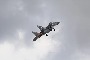 A MiG-29 Fulcrum of the Polish Air Force taking off A MiG-29 Fulcrum of the Polish Air Force taking off