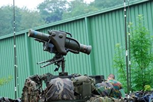 The Milan, guided anti-tank missile system The Milan, guided anti-tank missile system