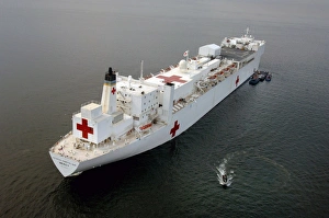 The Military Sealift Command hospital ship USNS Mercy The Military Sealift Command hospital ship USNS Mercy