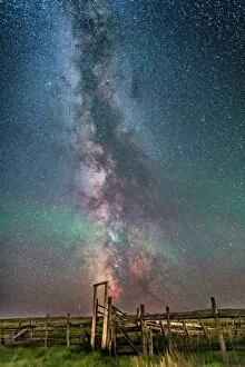 Idyllic Gallery: Milky Way over an old ranch corral