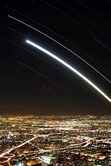 Moon and Jupiter conjunction above Tehran, Iran Moon and Jupiter conjunction above Tehran, Iran