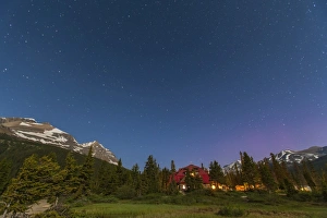 A moonlit nightscape taken in Banff National Park, Alberta Canada A moonlit nightscape taken in Banff National Park, Alberta Canada