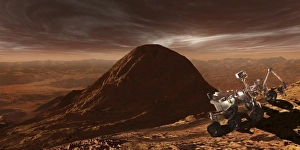 NASAs Curiosity rover climbing to the summit of Mount Sharp NASAs Curiosity rover climbing to the summit of Mount Sharp