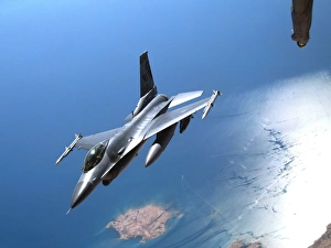 A New York Air National Guard F-16 Fighting Falcon A New York Air National Guard F-16 Fighting Falcon