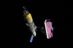 Orbital maintenance platform rendezvous with the James Webb Space Telescope