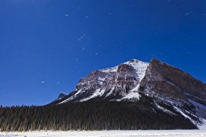 Orion star trails above Mount Fairview, Alberta, Canada Orion star trails above Mount Fairview, Alberta, Canada
