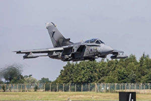 A Panavia Tornado GR4 of the Royal Air Force taking off A Panavia Tornado GR4 of the Royal Air Force taking off