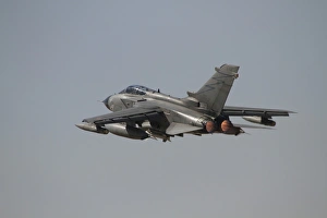 A Panavia Tornado of the Italian Air Force taking off A Panavia Tornado of the Italian Air Force taking off