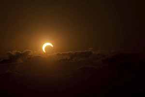Solar Eclipse Photography Prints: Partial Solar Eclipse