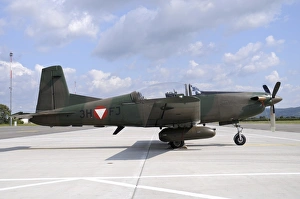 Pilatus PC-7 trainer of the Austrian Air Force Pilatus PC-7 trainer of the Austrian Air Force