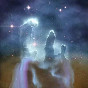 Science Fiction Gallery: Pillars of Creation in the Eagle Nebula