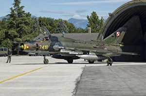 A Polish Air Force Su-22 aircraft at Istrana Air Base, Italy A Polish Air Force Su-22 aircraft at Istrana Air Base, Italy