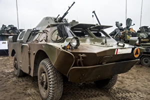 A Polish Army BRDM-2 combat reconnaissance vehicle A Polish Army BRDM-2 combat reconnaissance vehicle