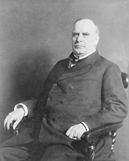 Portrait of President William McKinley seated in chair, circa 1900 Portrait of President William McKinley seated in chair, circa 1900