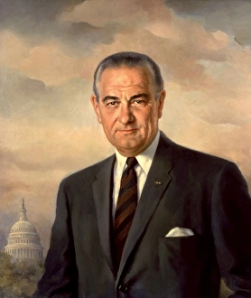 Presidential portait of Lyndon Baines Johnson Presidential portait of Lyndon Baines Johnson