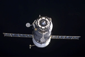 The Progress 40 resupply vehicle in orbit The Progress 40 resupply vehicle in orbit