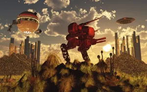Flying Saucers Gallery: The remnants of a past futuristic war