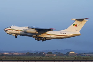 Republic of Congo Il-76TD taking off from Villafranca, Italy Republic of Congo Il-76TD taking off from Villafranca, Italy