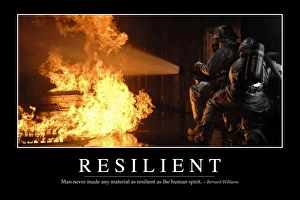 Resilient: Inspirational Quote and Motivational Poster Resilient: Inspirational Quote and Motivational Poster