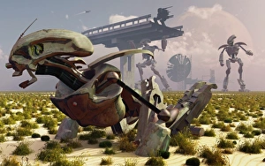 <b class=qtipBold><figcaption>The robot rebellion of year 2150</figcaption></b><br>The robot rebellion of year 2150, which brought the Earth to near ruins.<br><em>© Mark Stevenson/Stocktrek Images</em> The robot rebellion of year 2150