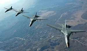 Strategic Gallery: Four Royal Australian Air Force F-111 aircraft
