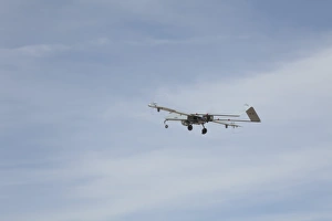 An RQ-7 Shadow unmanned aerial vehicle in flight An RQ-7 Shadow unmanned aerial vehicle in flight
