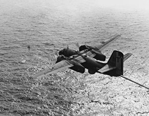 S-2E Tracker aircraft during an anti-submarine warfare training exercise, 1970 S-2E Tracker aircraft during an anti-submarine warfare training exercise, 1970