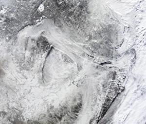 Satellite view of fog forming over the Great Lakes Satellite view of fog forming over the Great Lakes