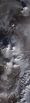 Satellite view of Russia's Kamchatka Peninsula Satellite view of Russia's Kamchatka Peninsula