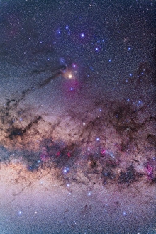 Scorpius with parts of Lupus and Ara regions of the southern Milky Way Scorpius with parts of Lupus and Ara regions of the southern Milky Way