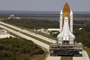 Space Shuttle Discovery resting on the Mobile Launcher Platform Space Shuttle Discovery resting on the Mobile Launcher Platform