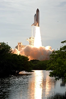 Space Shuttle Endeavour lifts off from its launch pad at Kennedy Space Center, Florida Space Shuttle Endeavour lifts off from its launch pad at Kennedy Space Center, Florida