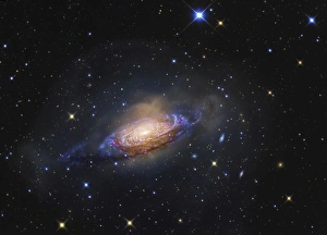 Spiral Galaxy NGC 3521 in the constellation Leo Spiral Galaxy NGC 3521 in the constellation Leo