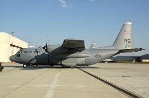 Images Dated 5th October 2004: U.S. Air Forces Europe C-130 Hercules at Ramstein Air Base, Germany