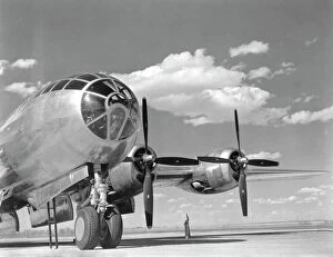 World War Ii Gallery: A U.S. Army Air Forces B-29 Superfortress bomber aircraft