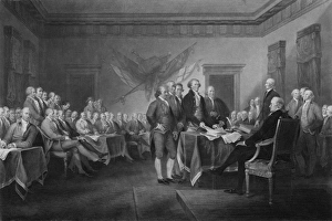 Vintage American History print of leaders of congress Vintage American History print of leaders of congress