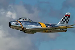 Images Dated 8th September 2012: A vintage F-86 Sabre of the Warbird Heritage Foundation