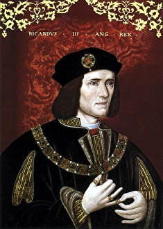 Vintage portrait of King Richard III of England Vintage portrait of King Richard III of England